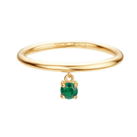 Золотое кольцо с изумрудом