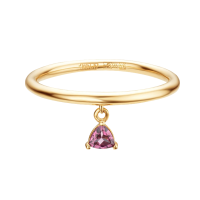 Золотое кольцо с родолитом