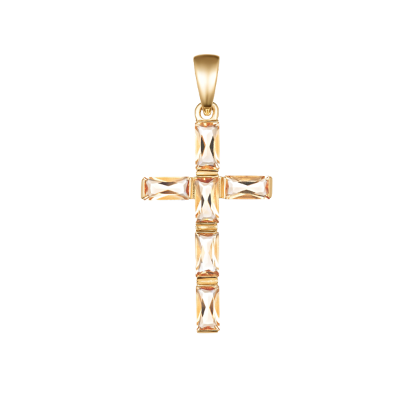 Подвеска из золота с цитринами